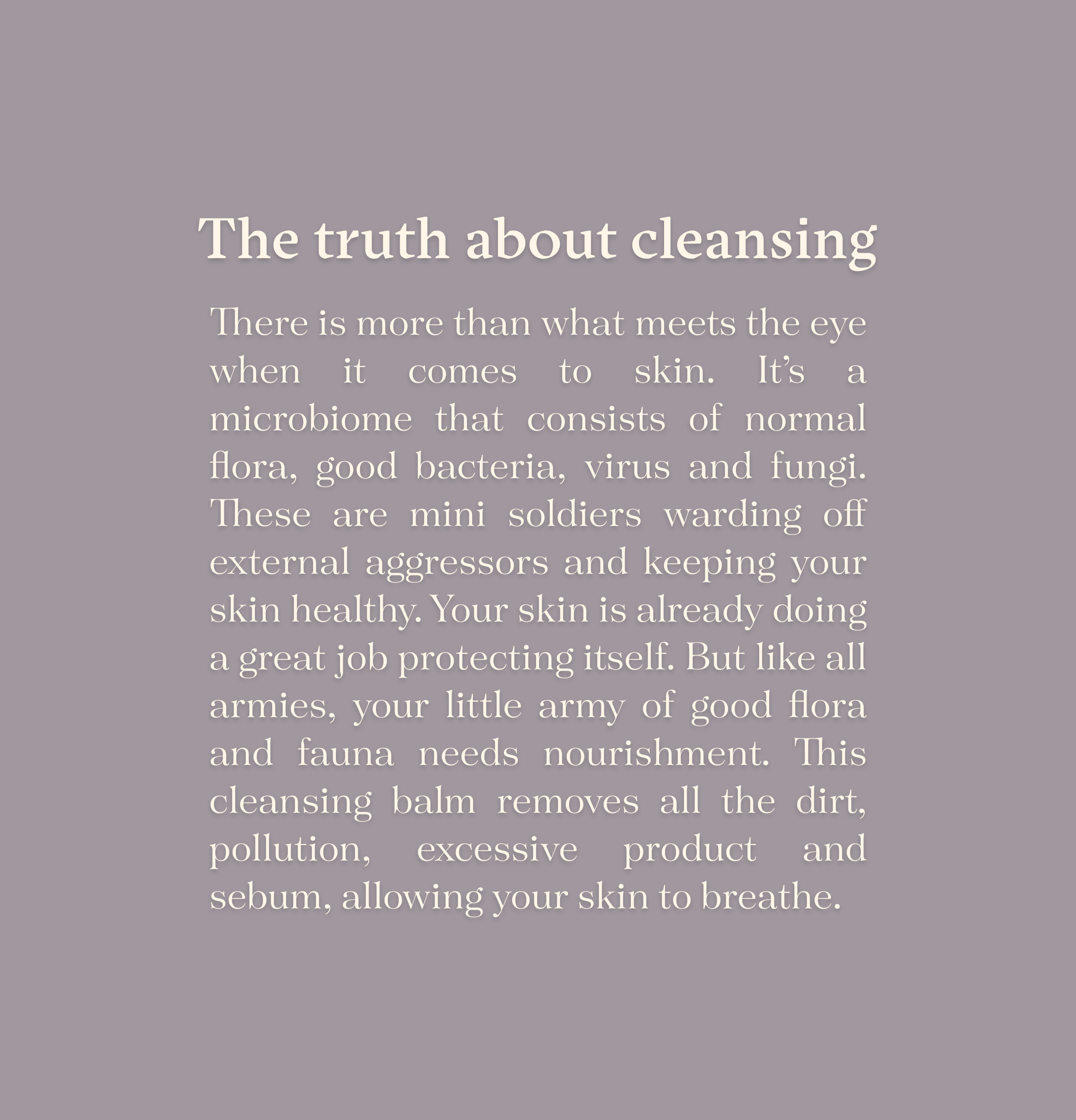 Truth About Cleansing